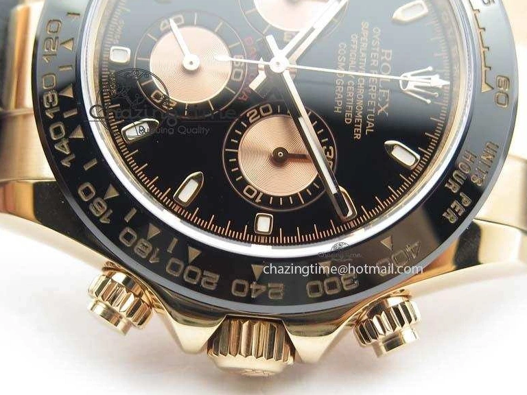 MiroTime 0326 Comfortable Daytona 116515 Noob 1:1 Best Edition Black RG Dial On Black Leather Strap A 3788